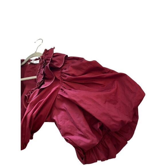 Sofie The Label Dress Women L Mini Kora Wrap Western Country Peasant Festival - Picture 12 of 16